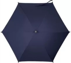 Titánový detský dáždnik na kočík, 70 cm, viacfarebný